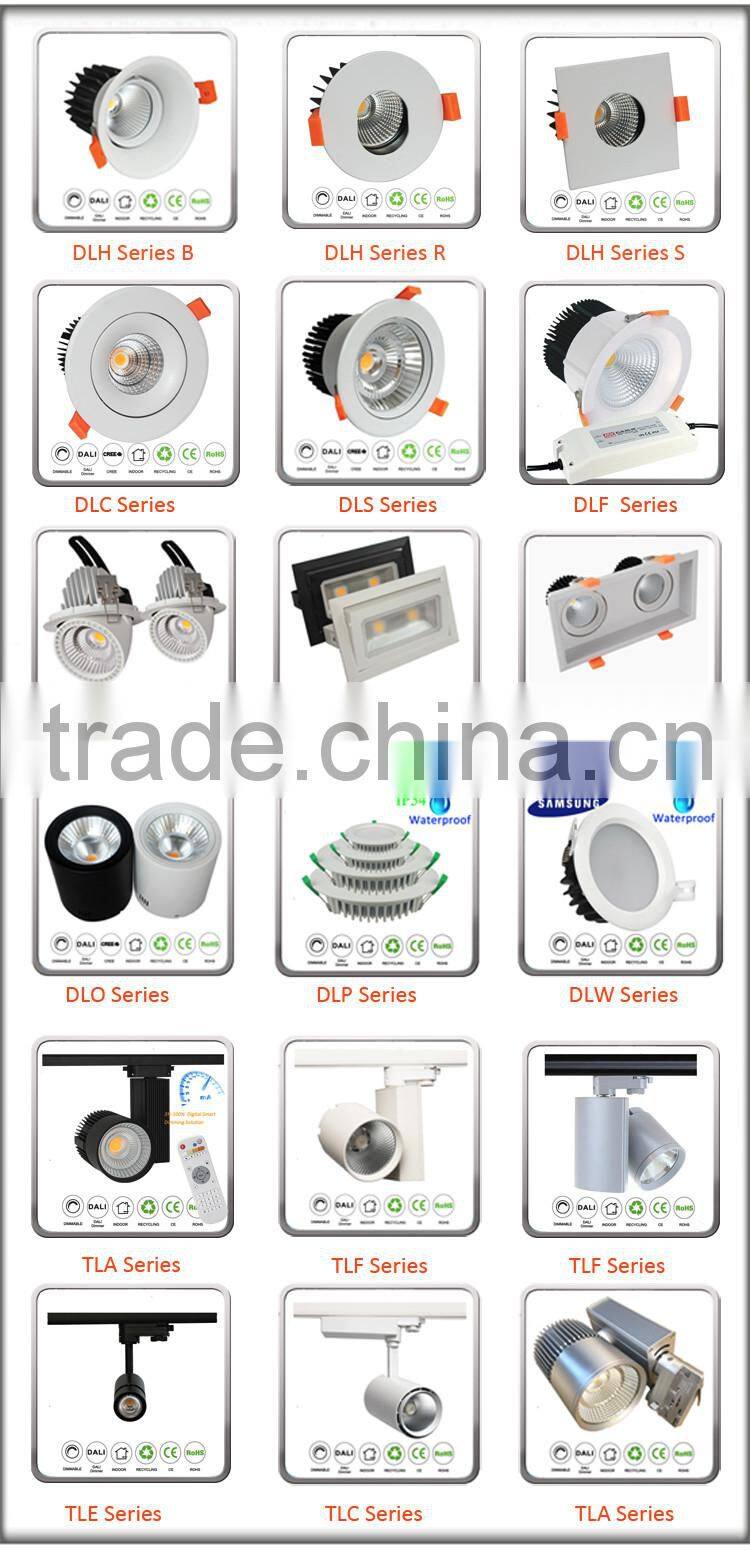 New Arrival 20W Led Rail Track Light Tri-Phase Four Wire Led Track Light With CREE COB