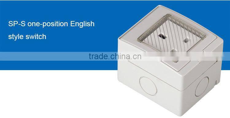 Outdoor Waterproof Outlet 250V 13A Wall Switcher And Socket(SP-S)