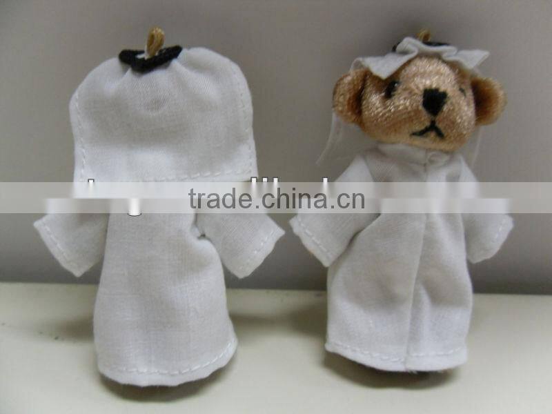6cm Mini Plush joined Teddy Bear & Movable Arm / Leg