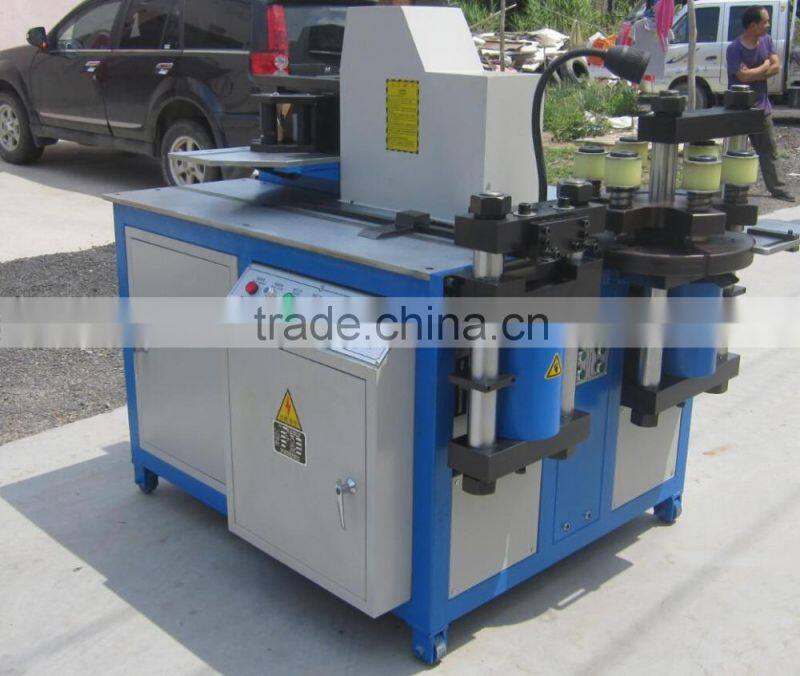 double woking table copper busbar punching shearing machine