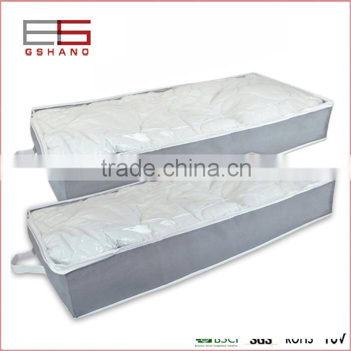 Latest hot sale plastic blanket quilt bag storage with zipper