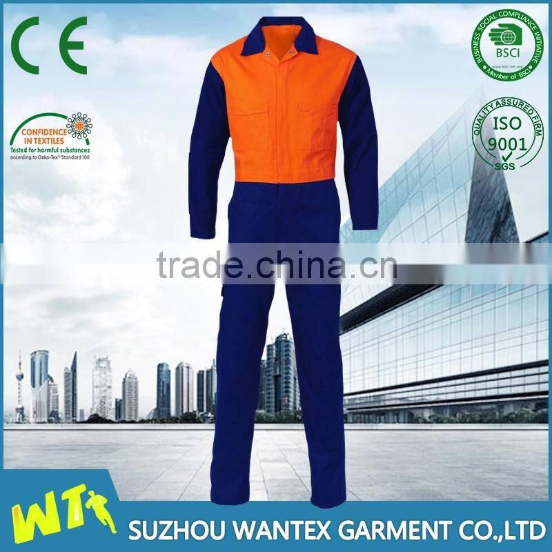 reflective welding uniform hi-visibility oil field coverall security working coverall