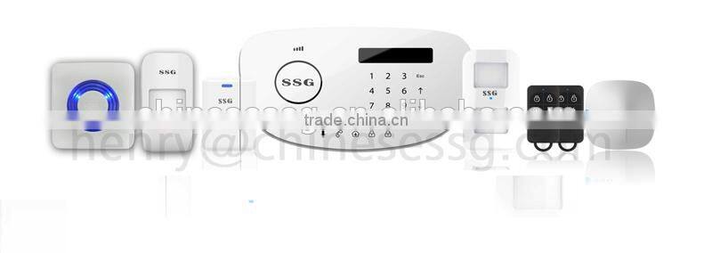 GSM PSTN Touch Screen Smart Burglar Alarm System with APP
