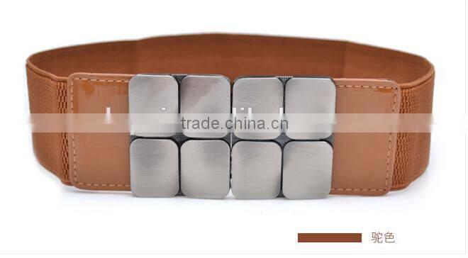 2016 wholesale fashion metal belt /women fashion belt /black
