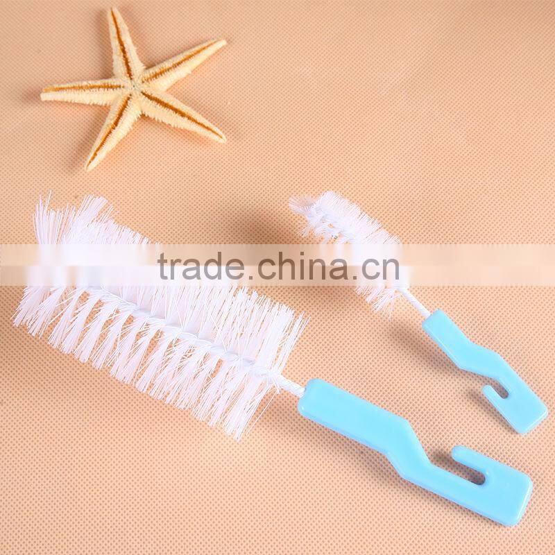 360 Rotation Baby Bottle and Teat Sponge Brush Cleaner Set of 2