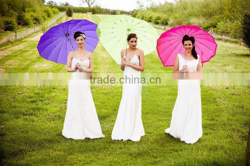 Frilled Heart Shaped Umbrella