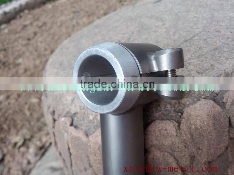 titanium bicycle seat post Ti seat post 27.2 or 31.6 titanium seat post with backset