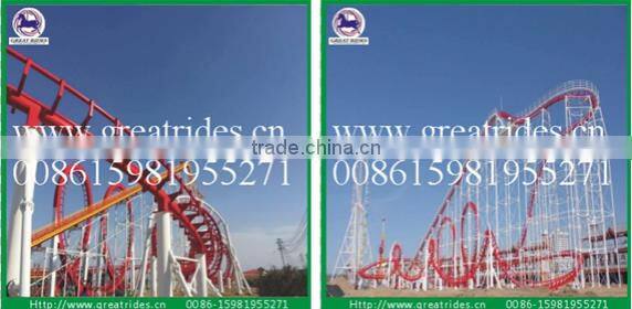suspended roller coaster for theme park