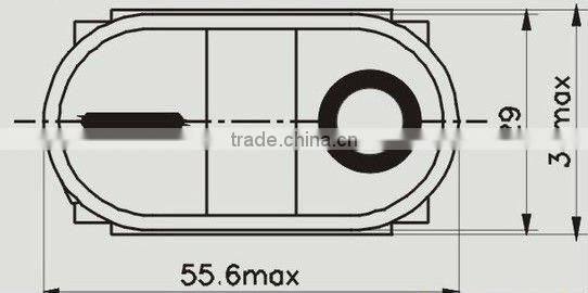 double head push on push off button switch building block type APBB-22N