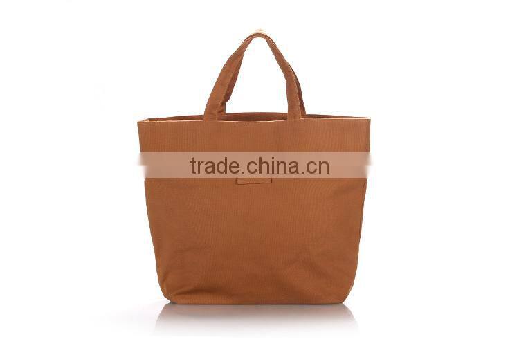 China supplier Newest Design Useful Waterproof canvas foldable women shopping bag for small qty