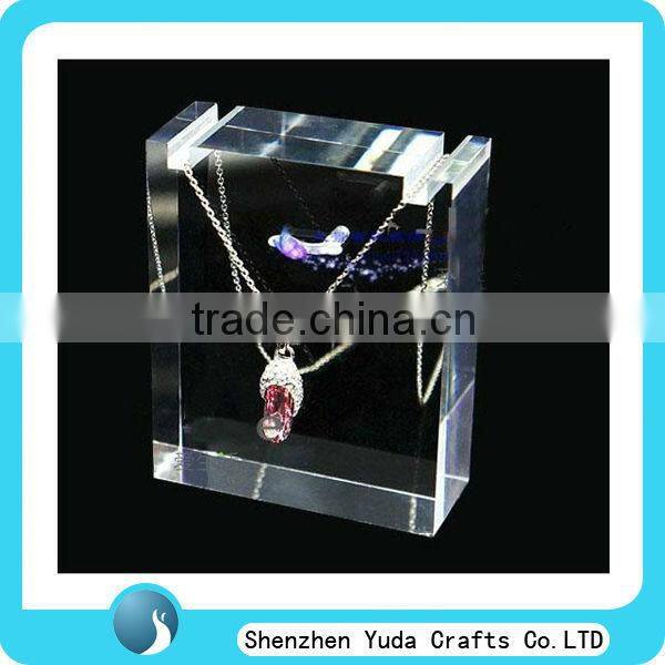 acrylic solid display block clear plexiglass jewelry display brick