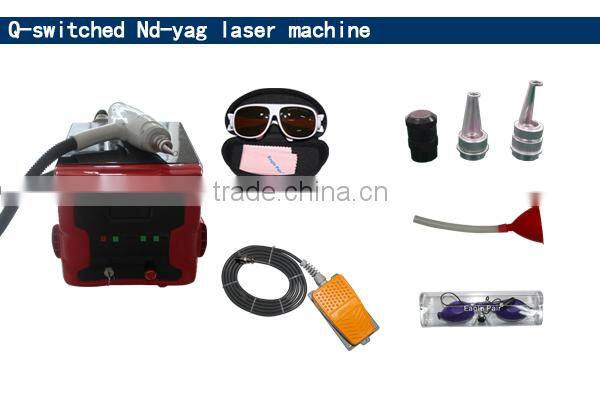Japanese Beauty Machine for face and body Pure Pulse nd yag laser tattoo removal beauty machine