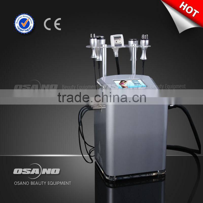 2014 body &face Multi-Frequency Radio Frequency & cavitatio vacuum roller machine approved by CE on alibaba