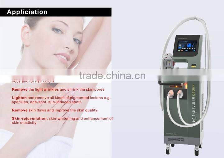 New Year Promotion Vertical IPL OPT SHR hair removal machine