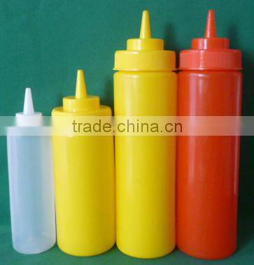 500ml plastic food grade squeeze bottle with degree scale mark for spiced beef bottle