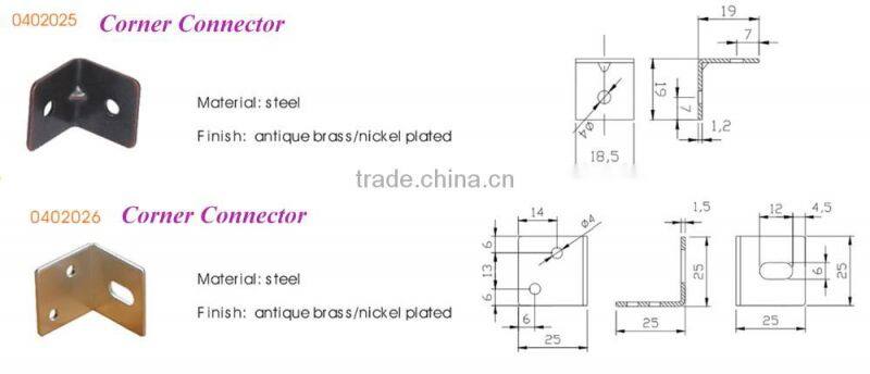 furniture cabinet metal angle code corner connector