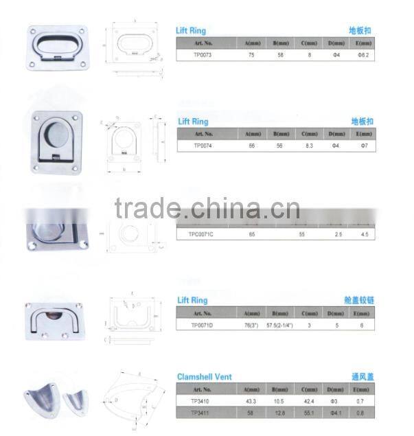 Tuopu stainless steel 316 yacht rope cleats,custom rope cleat inox