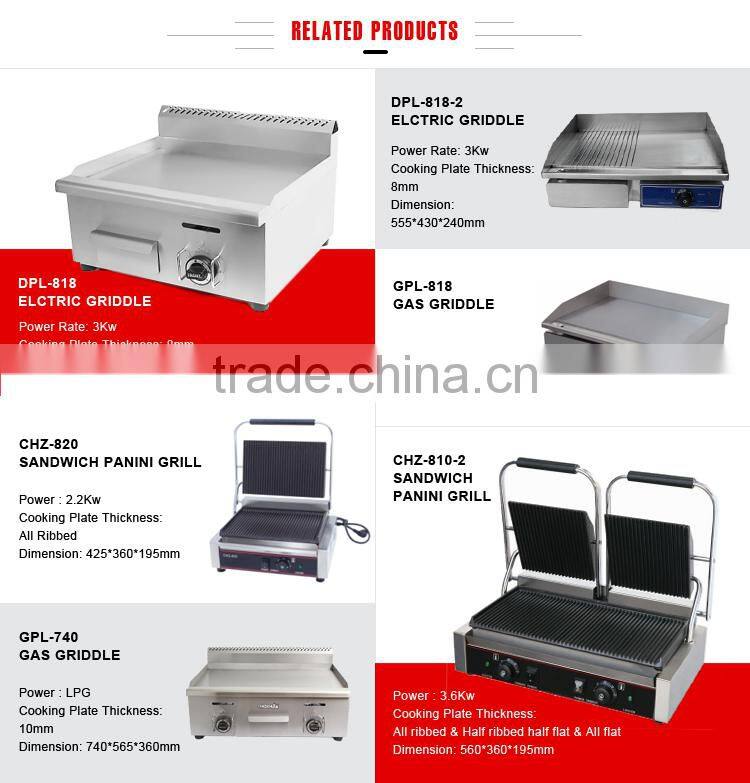COMMERCIAL AUTOMATIC AND EASY TO USE GAS GRIDDLE PLATE FOR SELL