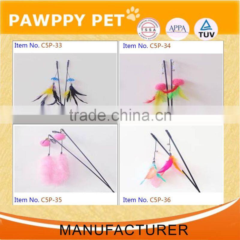 mouse sound interactive lifelike mice shape cat toy with fur and feather