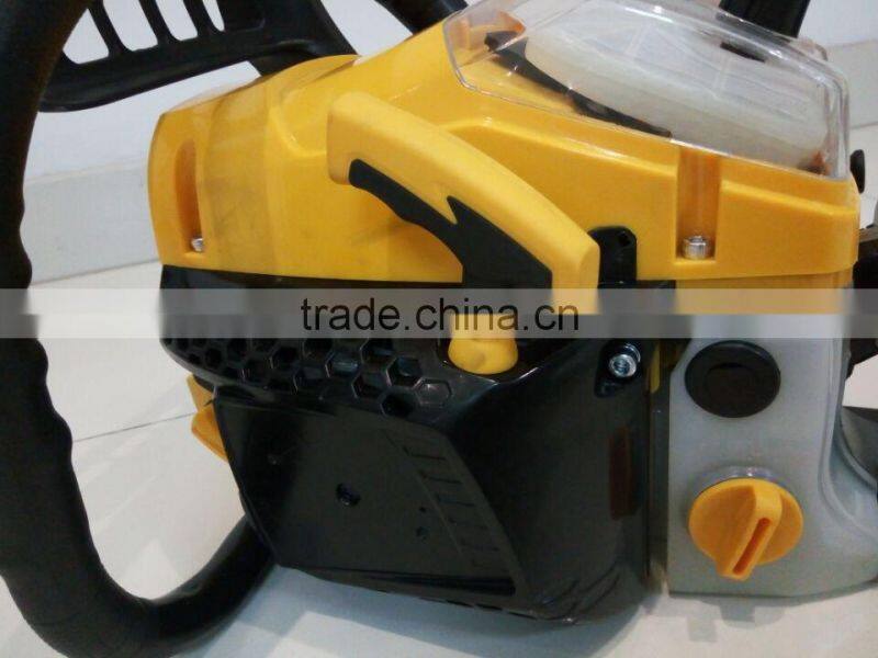 Professional 2.5kw 52cc yellow two stroke 5200 gasoline engine 5200 chainsaw