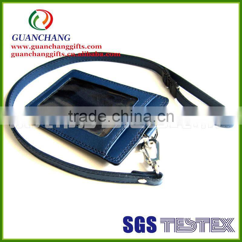 Leather soft plastic card holder/ name card holder made in china