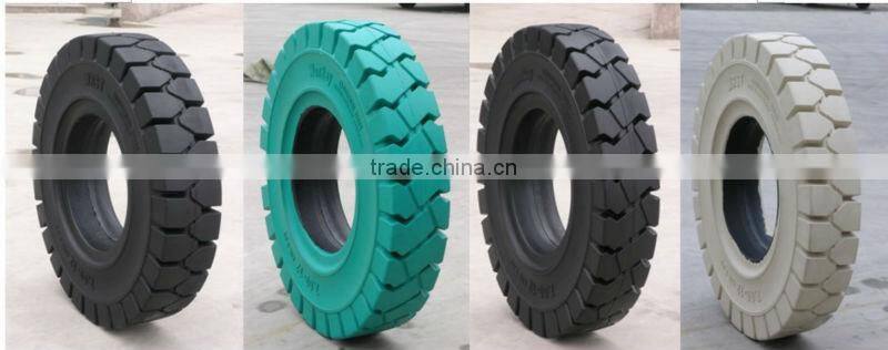6.50-10 high quality solid tires, non skid