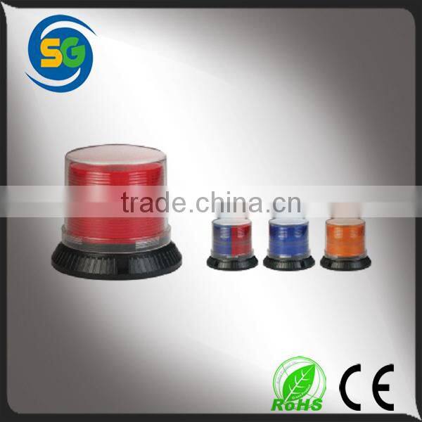 Amber crane warning light for vehicle