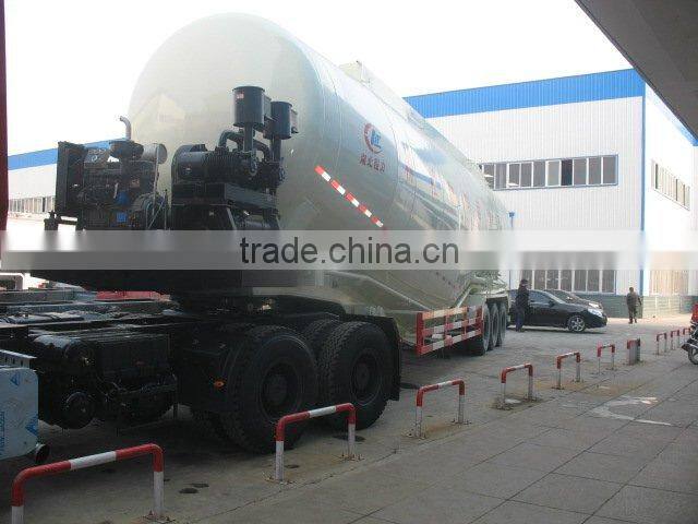 3 axles bulk cement tank semi trailer,cement trailer truck, bulk cement trailer