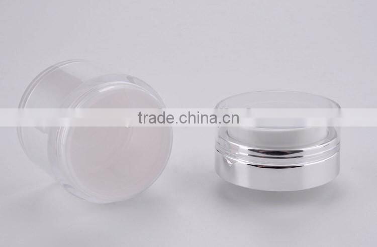 unique double wall airless jar, acrylic jar for facial cream*MP5131