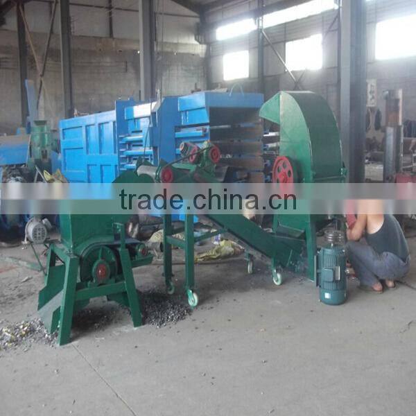 Aluminum flakes and iron separation machine