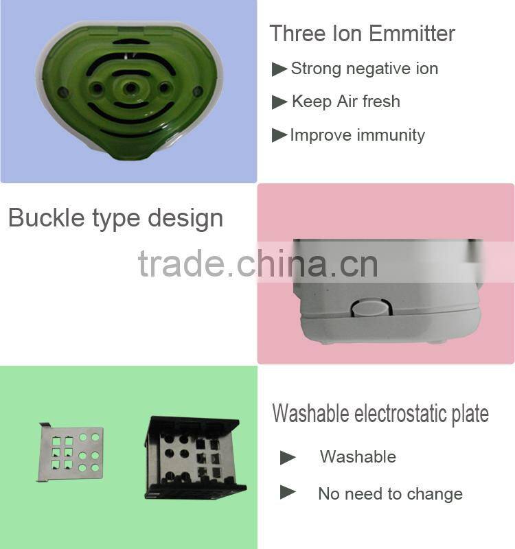 2016 hot sale clothes press filter pm2.5 air purifier without hepa