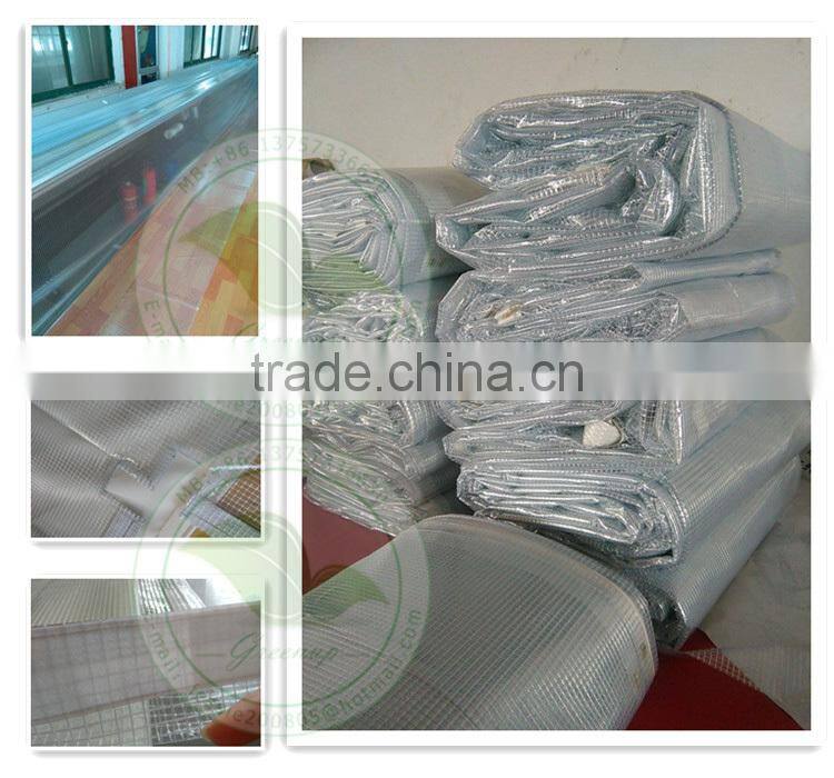 Clear sparse mesh PVC machine unique covers