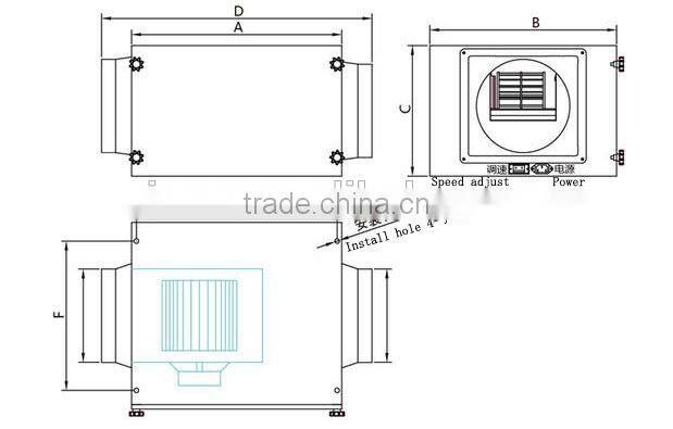 low price ventilator for air ventilating /mute one-way air ventilator