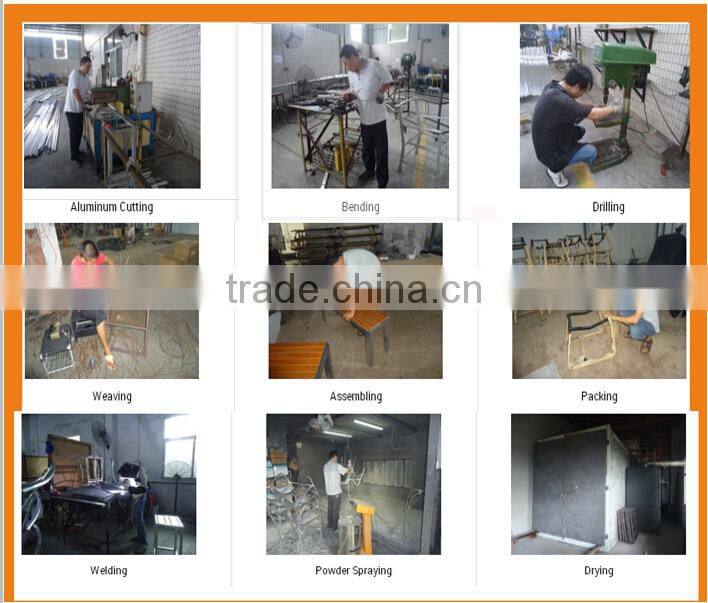 leisure aluminum bar furnituret flat rattan table and chair CF1308