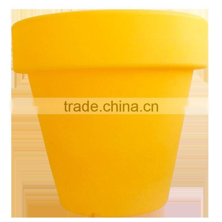 LED light led flower pot planter plastic LED Colorful floor decorative flower vases