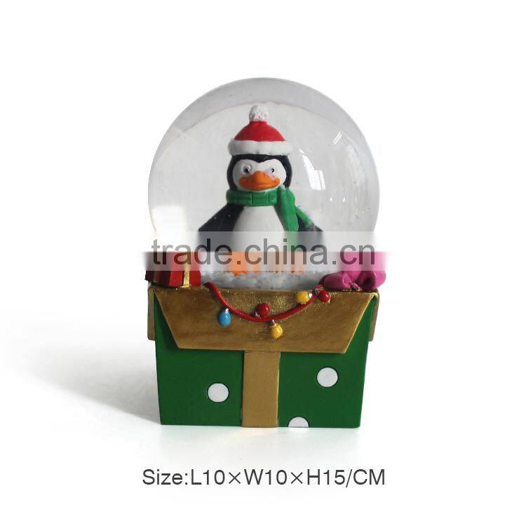 Christmas Tree Gift Box Snow Globe,Diameter 65mm 80mm 100mm 120mm Glass Snow Globe