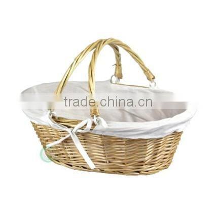 Wholesale Wicker Baskets with Lining and Handles