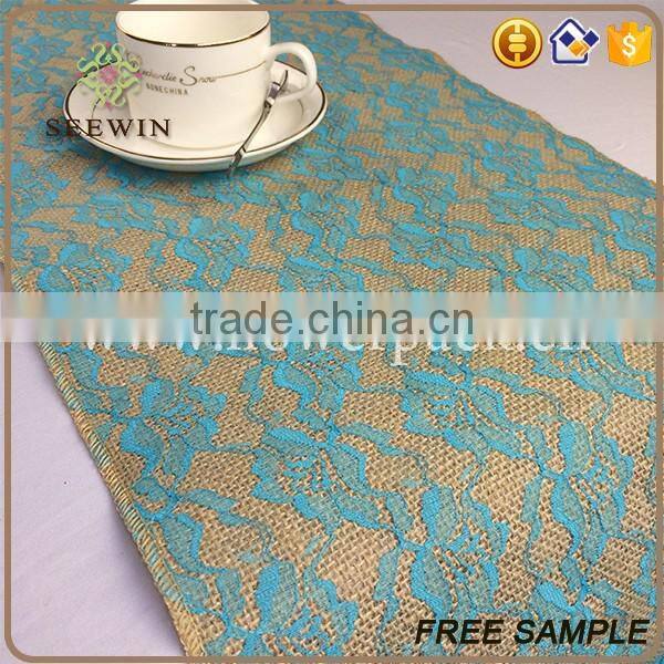 Class Reunion placemat jute table runner factory