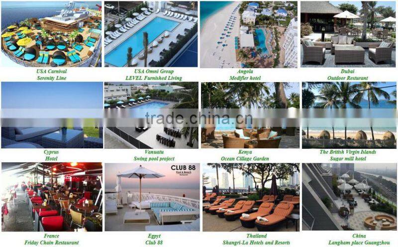 Big size outdoor sofa set rattan garden furniture