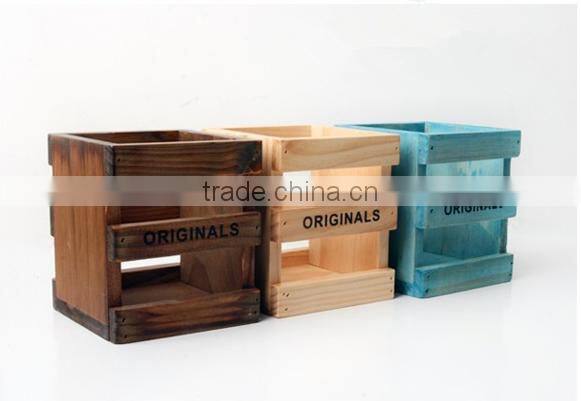 Wholesale high quality great process wooden pencil case