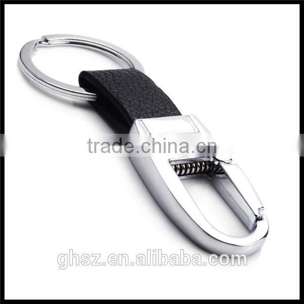 New design leather personalised keyrings for men for sale