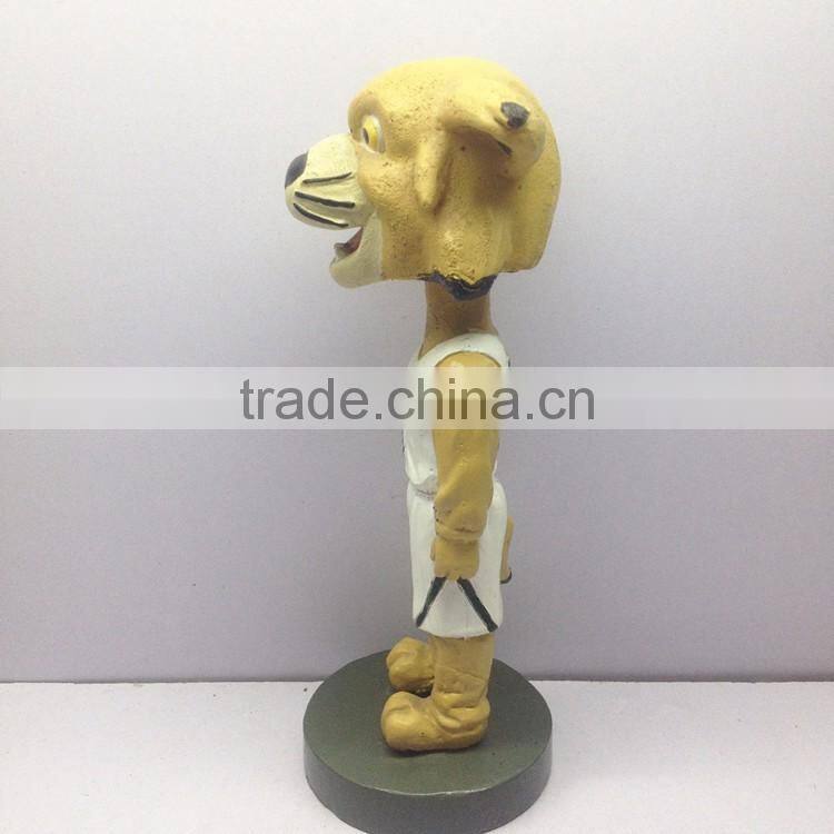 Custom quality resin animal artificial tiger statue craft
