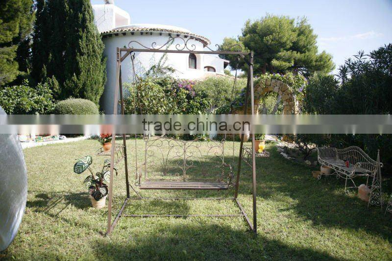 Garden rocking bench