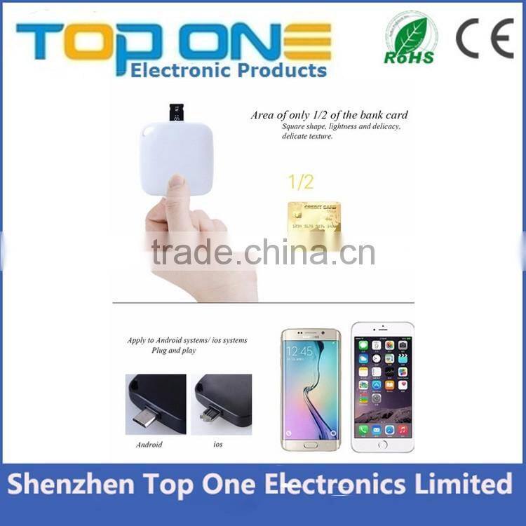 Factory direct sale cheap price one time use mini portable disposable power bank 1000mah