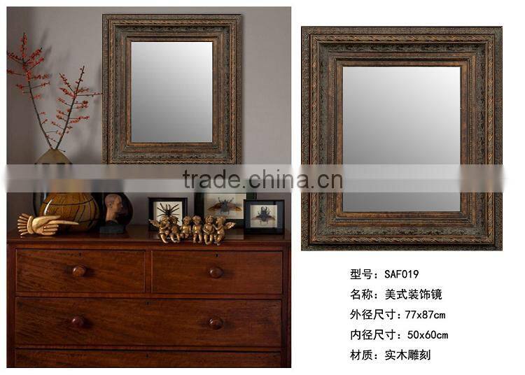 Hand Carved Decorative Wood Mirror Frame Moulding