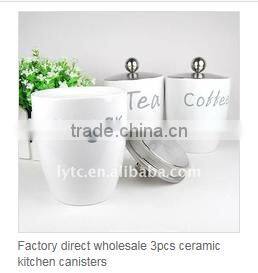 top grade embossment ceramic canister