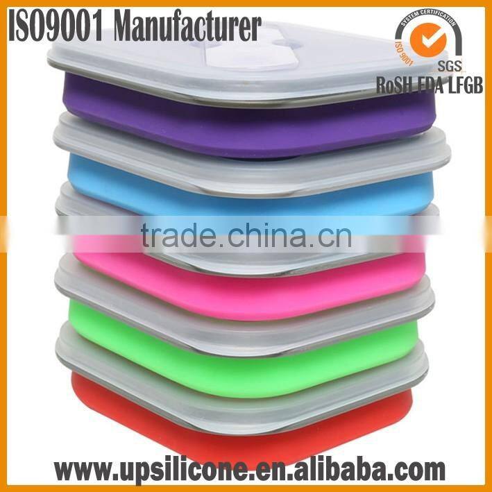 round silicone food storage containers