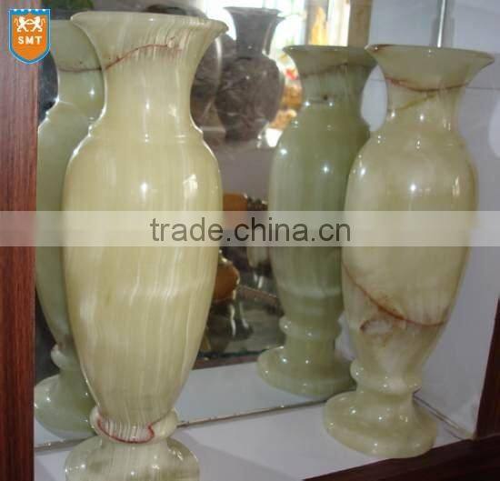 Chinese Onyx Natural Stone Vases