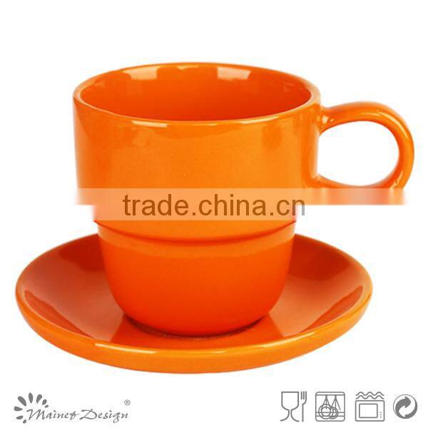 two tone stamp with Cup Saucer solid colour Cheap high quality modern style new design