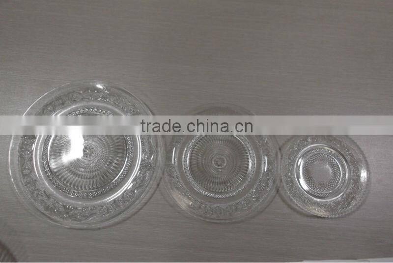 round glass plate wholesale